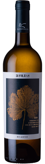 Garrafa 3 Folhas Branco